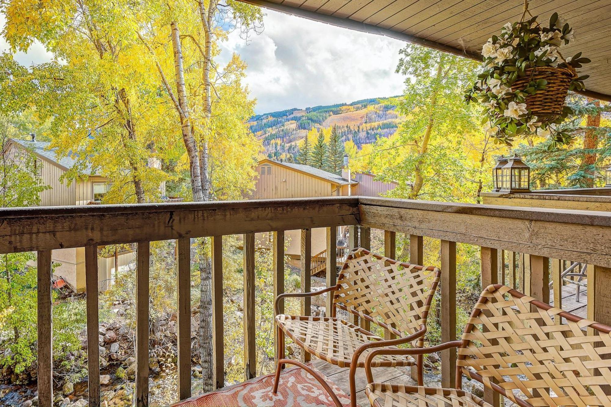 Peaceful Creek View From The Deck! Walk To Shuttle Villa Vail Luaran gambar